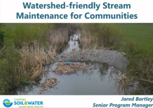 Watershed-friendly Stream Maintenance for Communities